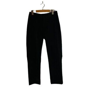Simons Women Black Velvet High Waisted Skinny Pants